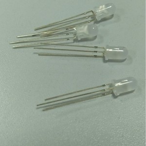 Lampe LED à tête ronde bicolore 5 mm, anode commune, cathode, trois broches, rouge et bleue, pour indicateur de brouillard, origine Shenzhen - Product Image 1