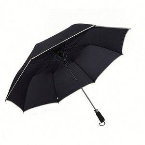 Factory Price <b>Large</b> Canopy Custom Golf <b>Umbrella</b> Dual Folding Waterproof Business <b>Umbrellas</b> with Logo for Branding Events - Product Image 1