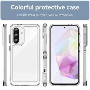 Para <span class=keywords><strong>Samsung</strong></span> A36 <span class=keywords><strong>5G</strong></span> funda transparente, antiarañazos Slim Fit TPU + acrílico a prueba de golpes funda de teléfono móvil para <span class=keywords><strong>Samsung</strong></span> <span class=keywords><strong>Galaxy</strong></span> A06 A16 A36 <span class=keywords><strong>5G</strong></span> - Product Image 2