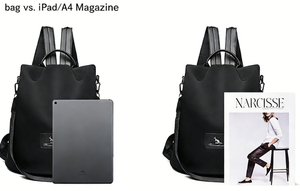 In Stock Customizable Women's Lightweight Minimalist Elegant Zipper Closure Multifunctional <strong>Secure</strong> <strong>Backpack</strong> for Daily Use - Product Image 6