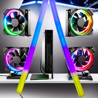 ZeroMaster nouveau refroidisseur de liquide ARGB Tube lumineux couleur réglable connecteur 4Pin Air CPU ventilateur radiateur de refroidissement par eau pour aluminium
