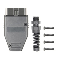 Universeller Einzelner Schwarzer OBD2 16-Pin Stecker für OBD-Kabel