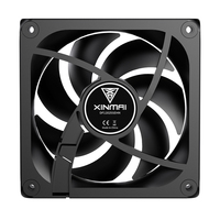 Ventilateur de boîtier PC ARGB 120 mm à haut débit d'air XINMAI pour châssis de jeu, refroidisseur de CPU de bureau, alimentation, OEM