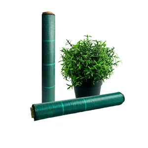 finely processed sulzer knitted 100g/m2 black plastic ground cover in Courtyard