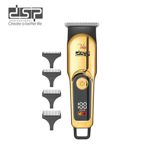 Cortadora de Pelo Profesional DSP de 20W, Cuerpo Metálico, Recargable por USB, para Uso en Salón, con Peines Guía - Product Image 1