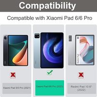 Nouvelle coque de clavier pour tablette 6/6 Pro, protection antichoc en TPU, coque arrière pleine taille, ultra-fine, rétroéclairage 7-RGB, USB-C