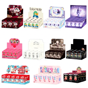 Lot complet de figurines POP MART en boîte mystère, DIMOO, Ono, SP, Crying Baby, Zsiga, KUBO, figurines d'art tendance en PVC à collectionner - Product Image 1