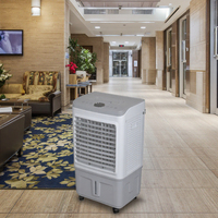 Mini climatiseur évaporatif portable du Myanmar 4000m3/h 20L avec télécommande, couvercle en plastique, moteurs de ventilateur CC, pompe à air, climatiseur