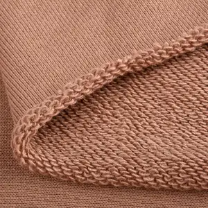 Toalla de tejido pesado 100 Gsm, diadema orgánica con capucha, 360 Gsm, tela de algodón de rizo francés para tela
