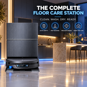 Robot de Limpieza de Pisos Eléctrico Automático X12S PRO OMNI con Navegación Inteligente y Control por Aplicación para el Hogar (Alemán) - Product Image 1