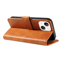 Dompet Kulit PU Flip untuk iPhone 13 Mini - Penutup Berdiri dengan 3 Slot Kartu, Penutup Magnetik & Cangkang Anti Guncangan