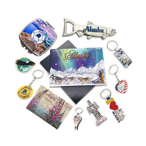 אסיפה מזכרות אורורה Borealis סקייליין מגנטי מדבקת מקרר פח צלחת אלסקה אורות צפון מקרר מגנט - Product Image 6