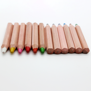 Best-seller Crayons de cire en bois 3 en 1 couleur plomb de <span class=keywords><strong>taille</strong></span> jumbo pour artistes avec <span class=keywords><strong>un</strong></span> <span class=keywords><strong>taille</strong></span>-<span class=keywords><strong>crayon</strong></span> et <span class=keywords><strong>un</strong></span> pinceau - Product Image 2