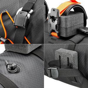 Rangement pour <span class=keywords><strong>guidon</strong></span> étanche pour vélo, sacs <span class=keywords><strong>de</strong></span> cadre avant, secs, pour vtt, accessoires <span class=keywords><strong>de</strong></span> cyclisme - Product Image 5