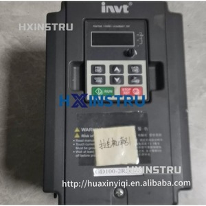 อินเวอร์เตอร์อินเวอร์เตอร์แบบใช้แล้ว2.2KW GD100-2R2G-4 380โวลต์ชั่วโมง1ชิ้น - Product Image 1