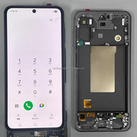 Écran tactile de remplacement pour téléphone mobile OLED A566 E, assemblage de panneau de numérisation tactile, écran LCD, cadre A56 5G pour Samsung Galaxy