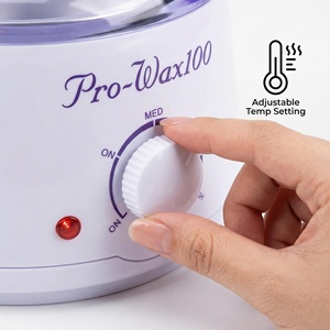 Chauffe-cire professionnel personnalisé avec logo, 100W, 4 couleurs au choix, fusion rapide, pour l'épilation du nez, des mains et du corps, compatible avec la cire dure - Product Image 5