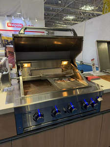 Modernas Cocinas Exteriores Prefabricadas Móviles con Gabinetes, Refrigerador, Electrodomésticos, Madera <span class=keywords><strong>Pitza</strong></span> 316, Acero Inoxidable 304 y Barbacoa - Product Image 6