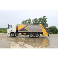 Camion benne à compression hydraulique 6x4 20m³ personnalisé, structure supérieure, équipement de gestion des déchets de haute qualité
