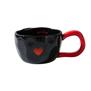 Personalisierte Valentinstag-Keramik-Kaffeetasse in Herzform, Niedliche Keramiktasse, Romantisches Paar-Teetassen-Geschenk für Zuhause und Büro - Product Image 6