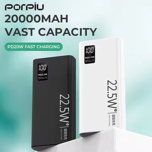 Porpiu sạc nhanh 40000mAh 50000mAh 10000mAh 30000mAh 60000mAh 20000mAh ngân hàng điện với 20 Wát Công suất đầu ra - Product Image 5