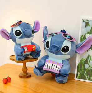 Peluche Megan Music Stitch, Poupée Stitch avec Piano Électronique, Accordion et Guitare <span class=keywords><strong>Mac</strong></span> - Product Image 6