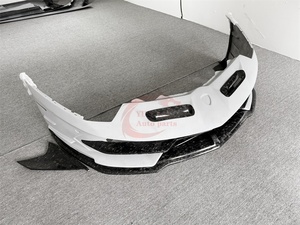 Offre Spéciale <span class=keywords><strong>Aventador</strong></span> <span class=keywords><strong>SVJ</strong></span> Kit de carrosserie pour <span class=keywords><strong>Lamborghini</strong></span> LP700 LP720 mise à niveau <span class=keywords><strong>SVJ</strong></span> Style forgé pare-chocs avant en Fiber de carbone - Product Image 2
