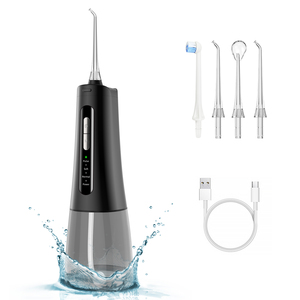 Irrigateur <span class=keywords><strong>dentaire</strong></span> oral portable sans fil pour le nettoyage des dents, <span class=keywords><strong>jet</strong></span> d'eau <span class=keywords><strong>de</strong></span> <span class=keywords><strong>voyage</strong></span> électrique rechargeable par USB, hydropulseur pliable - Product Image 1