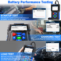 Nuevo Escáner Avanzado Jfind JF700 Pro OBD2 y Probador de Batería 2 en 1, Herramienta de Diagnóstico Automotriz con Modo 6, Modo 8 e Impresión en la Nube