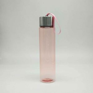 Bouteille d'eau en plastique 500 ml avec bouchon à vis et sangle, sans BPA, design minimaliste pour les voyages, la randonnée, unisexe TA-4093 - Product Image 3