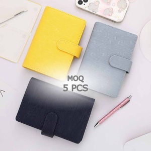 Yihe Tốt Nhất Bán Cá Nhân A6 Saffiano Epi Da Chất Kết Dính Kế Hoạch Bìa 27 Màu Sắc Sẵn Sàng Tàu 6 Vàng Nhẫn Ngân Sách Nộp Hồ - Product Image 1