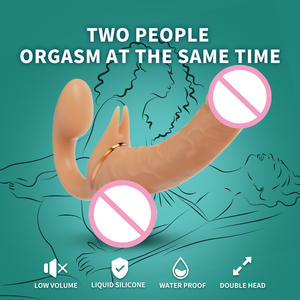 Love Strapless Riem Dildo Koppels Draagbare Pegging Thuring Vibrator Zacht Waterdicht Ipx7 Anal G Spot Voorhuid Seksueel - Product Image 2