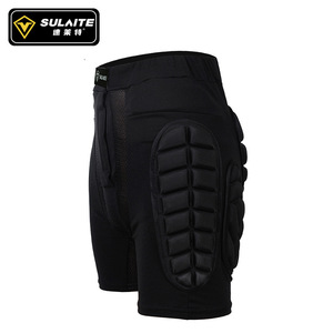 Pantalones cortos protectores Sulait con acolchado para deportes al aire libre unisex negro Xs S M L Xl 2xl 3xl - Product Image 2