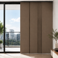 Persianas Enrollables de Panel Deslizante con Control Manual, 100% Opacas, Impermeables y Seguras, de Calidad Duradera, Listas para Instalar, para Comedor