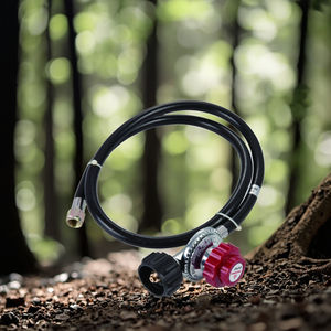 Ajustable 0-20psi POL BBQ Parts LP Propano <span class=keywords><strong>Gas</strong></span> <span class=keywords><strong>Grill</strong></span> Regulador Manguera Kit Reguladores de presión para cilindro de <span class=keywords><strong>gas</strong></span> - Product Image 5