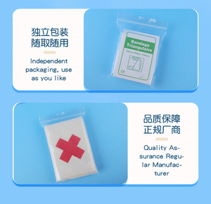 Bandage triangulaire en coton médical pour <span class=keywords><strong>formation</strong></span> aux premiers secours, attelle d'urgence pour bras, fixation <span class=keywords><strong>de</strong></span> fracture, bandage respirant en gaze non tissée - Product Image 5