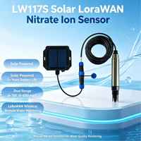 Capteur de nitrate NO3 de haute précision alimenté par l'énergie solaire LoRa |   Moniteur de qualité de l'eau pour l'aquaculture et la surveillance écologique