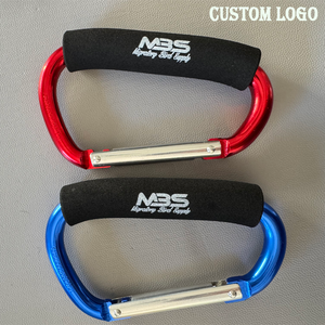 Mosquetón grande Accesorio para cochecito Gancho de aluminio para mamá con llaveros - Product Image 6