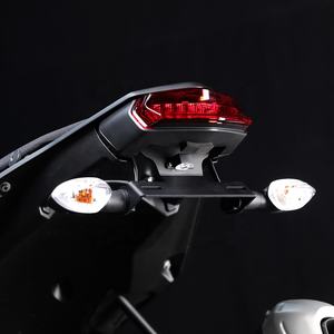 Soporte para matrícula de cola ordenada con certificación E4, Kit de luz de placa LED para <span class=keywords><strong>YAMAHA</strong></span> <span class=keywords><strong>Tenere</strong></span> <span class=keywords><strong>700</strong></span> Rally World Raid XTZ700 XTZ07 T7 - Product Image 2