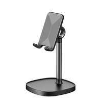 Pour Ipad universel téléphones support métal télescopique réglable hauteur Angle en direct support pour téléphone de bureau support de tablette