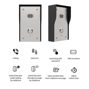 GSM 4G Villa Audio Broadcast Intercom Outdoor IP66 Bank Window Intercom Timbre - Product Image 4