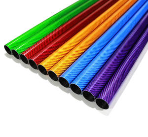 Tube en fibre de carbone 3K pultrudé et enroulé sur mesure, tube en carbone creux léger pour articles de sport - Product Image 6