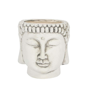 Macetero Vintage de resina con Cabeza de <span class=keywords><strong>Buda</strong></span> para suculentas - Product Image 2