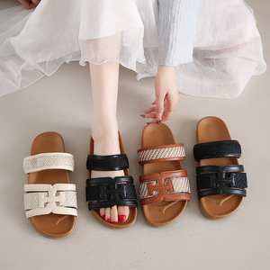 ashion New Bohemian Style Flat Comfortable <b>Sandals</b> and Slippers Summer Woven Fashionable All-match916 - Product Image 2