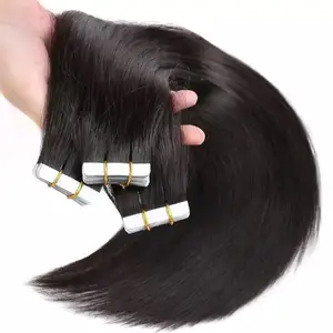Tape In Extensions Human Hair Clip In Hair Extensions 100 Cuticle Aligned Raw Hair Invisible Tape In Extensions