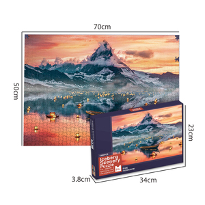 <span class=keywords><strong>Puzzle</strong></span> de paysages Iceberg en papier de haute qualité, 1000 pièces, jouet éducatif <span class=keywords><strong>pour</strong></span> <span class=keywords><strong>adulte</strong></span> - Product Image 6