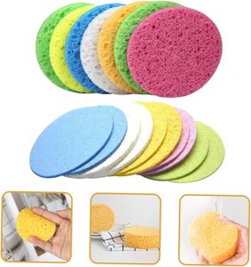 Éponges faciales naturelles en pulpe de bois, éponge réutilisable en cellulose, parfaite pour éliminer les peaux mortes, la saleté et le maquillage - Product Image 5