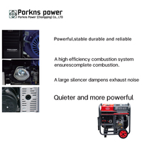 Porkns China Dieselgenerator 5-25KW Ein-/Dreiphasig Elektrostart Tragbar mit ATS