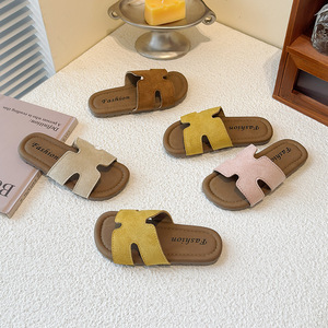 <span class=keywords><strong>Ciabatte</strong></span> Estive per Bambine 2025, Scarpe per Bambini <span class=keywords><strong>in</strong></span> Pelle Opaca Impermeabile con Suola <span class=keywords><strong>in</strong></span> <span class=keywords><strong>Gomma</strong></span> Antiscivolo, Stile Casual - Product Image 2