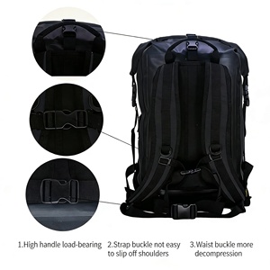 Lightweight Fashion TPU Waterproof Dry Bag with <b>Adjustable</b> <b>Strap</b> 36-56L Hiking Backpack for Mountain Trips - Product Image 5